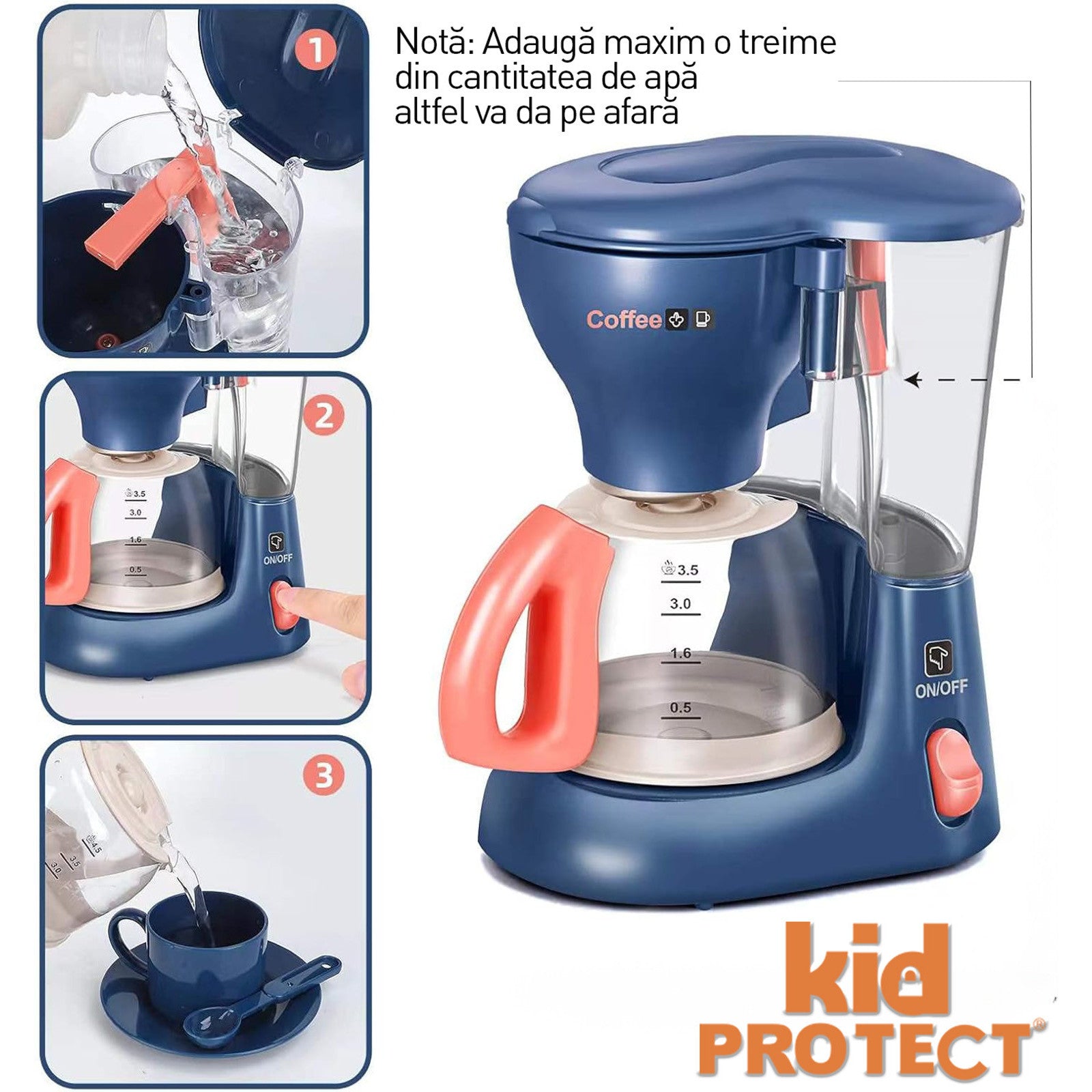 Set Accesorii Bucatarie Copii KidProtect Little Chef Deluxe Set Set Accesorii Bucatarie Copii KidProtect Little Chef Deluxe Set